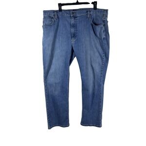 Carhartt‎ Jeans Mens Relaxed Fit 42x30 Medium Wash Denim Carpenter Pants